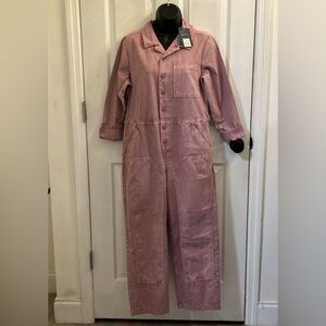 NWT Universal Thread Women’s Pink Boiler Jumpsuit Long Sleeve Size 2